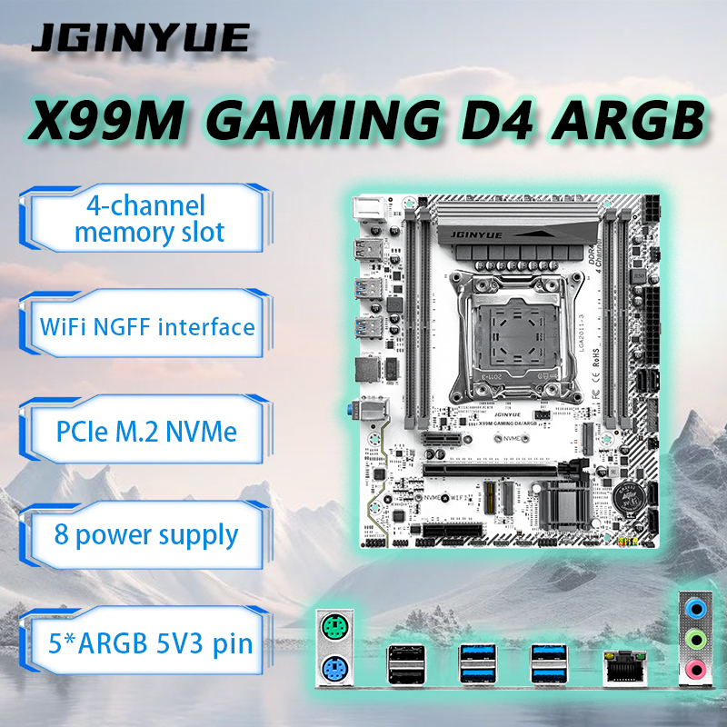 Ecc Ram Server - เมนบอร์ด JGINYUE X99 LGA2011-3 M-ATX สำหรับซีพียู