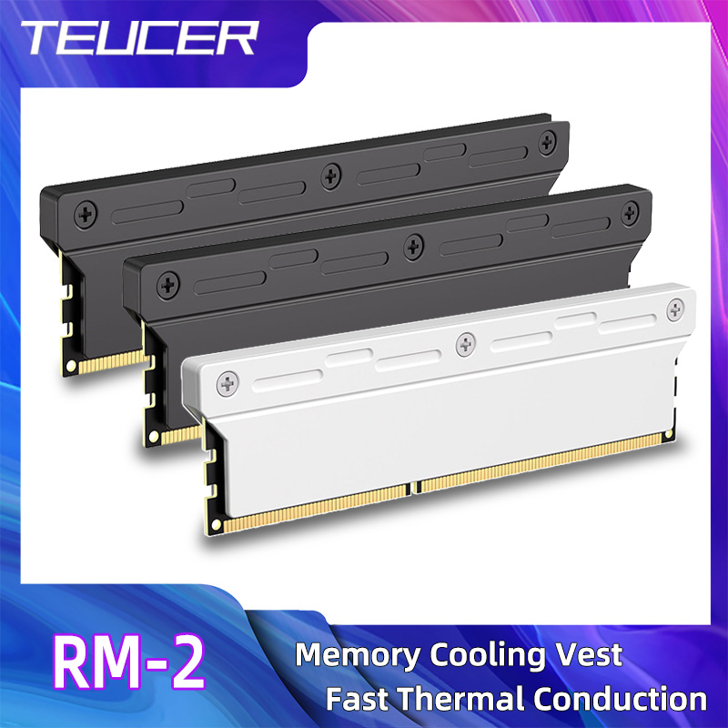 Ddr2 Ram - TEUCER คอมพิวเตอร์ RAM หน่วยความจําฮีทซิงค์ Cooler พร้อมแผ่นนําความร้อนสําหรับเดสก์ท็อปพีซีหน่วยความจํา