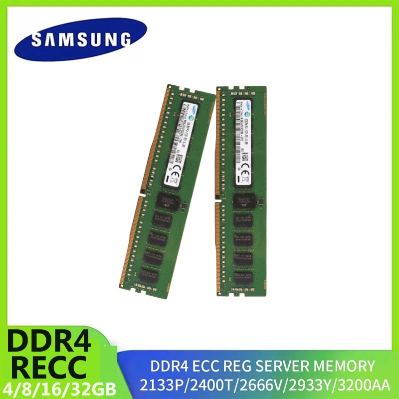 Ddr4 2400Mhz - แรมเซิร์ฟเวอร์ Samsung DDR4 32GB 16GB 8GB