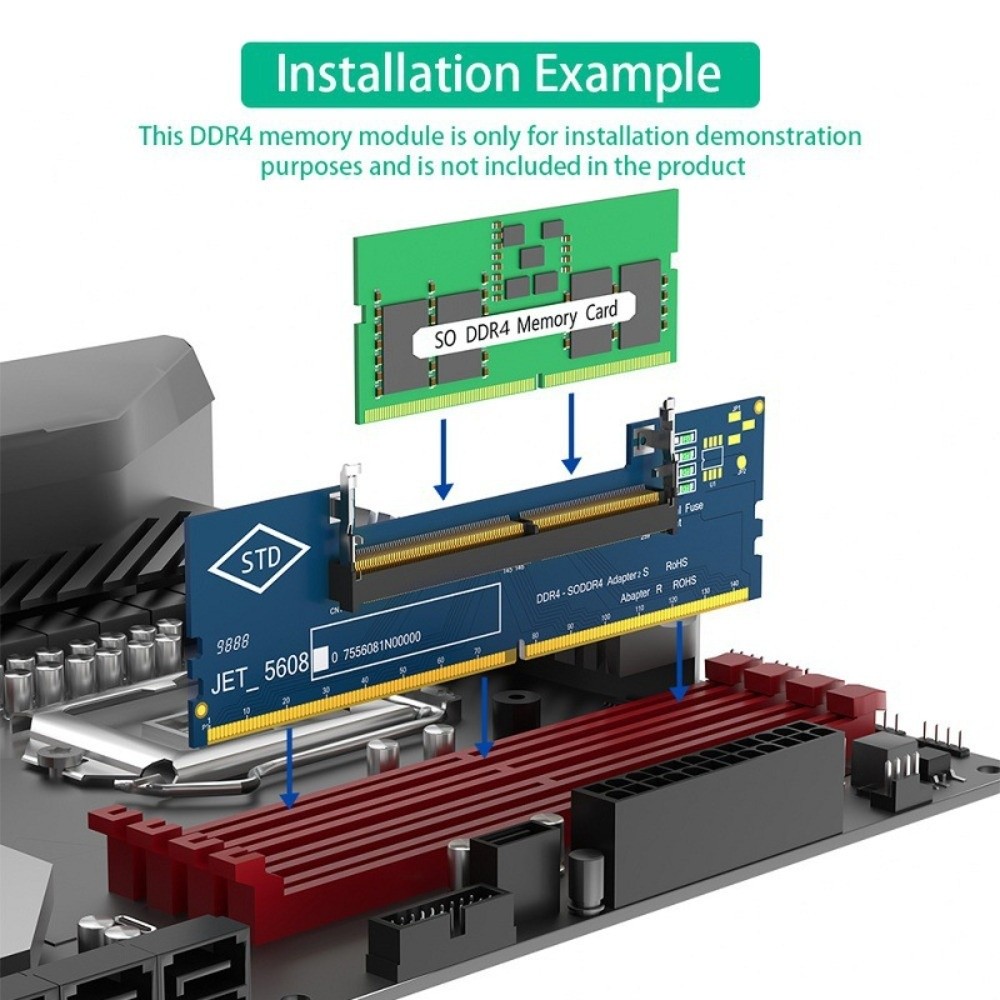 อะแดปเตอร์หน่วยความจำ DDR4 สำห - Sodimm Ddr4 บทวิจารณ์และราคา