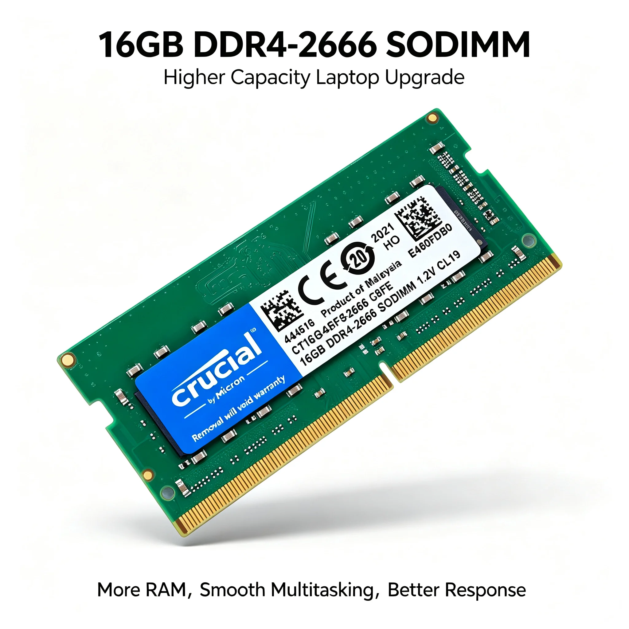 Crucial แรมสำหรับแล็ปท็อป DDR4 - Ddr4 2400Mhz บทวิจารณ์และราคา