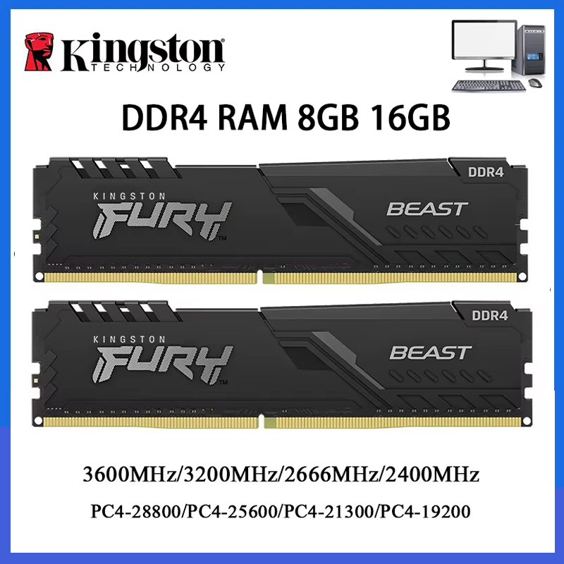 DDR4 คิงส์ตัน บีสท์ แรม 3200MH - Ddr4 2400Mhz บทวิจารณ์และราคา