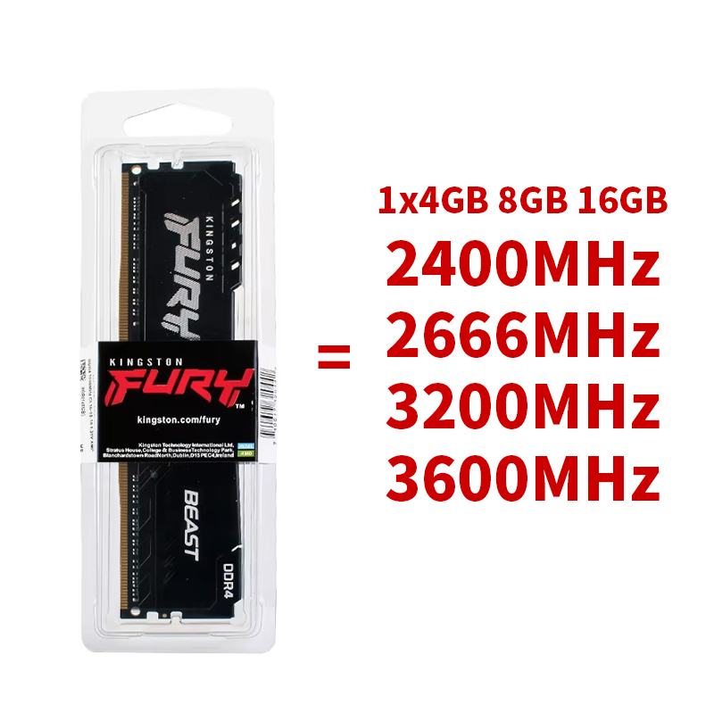 DDR4 คิงส์ตัน บีสท์ แรม 3200MH - Ddr4 2400Mhz บทวิจารณ์และราคา