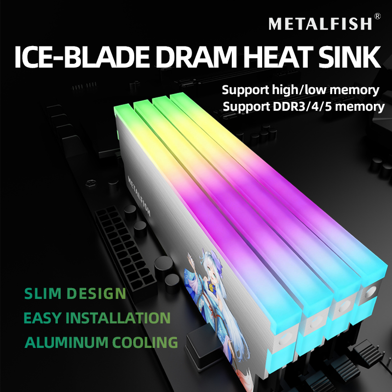 METALFISH DRAM ฮีทซิงค์ 5 V-3P - Ddr3 8Gb บทวิจารณ์และราคา