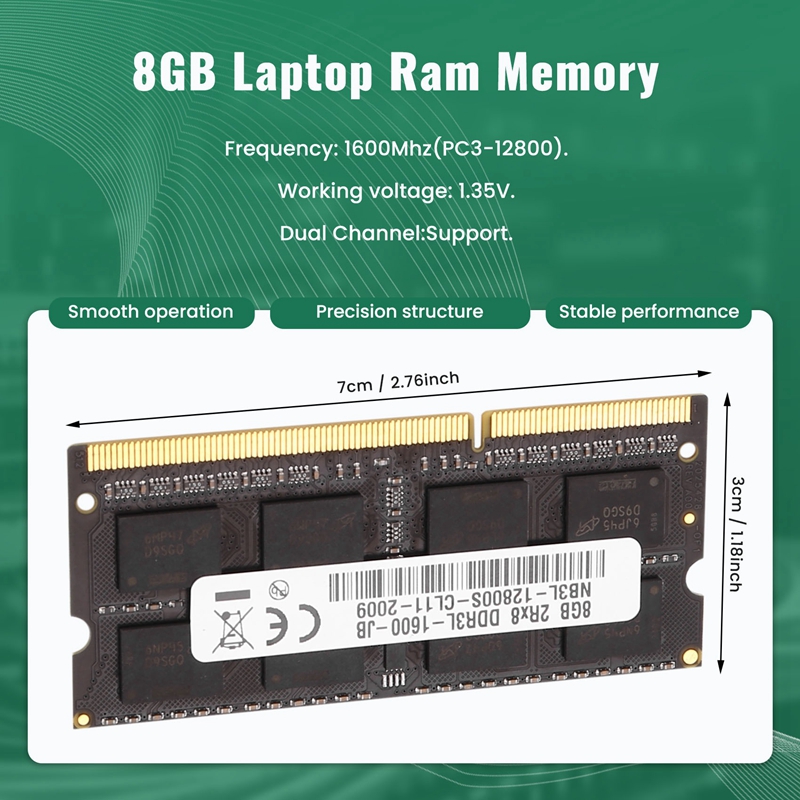 DDR3 8GB หน่วยความจำแล็ปท็อป 1 - Ddr3 8Gb บทวิจารณ์และราคา