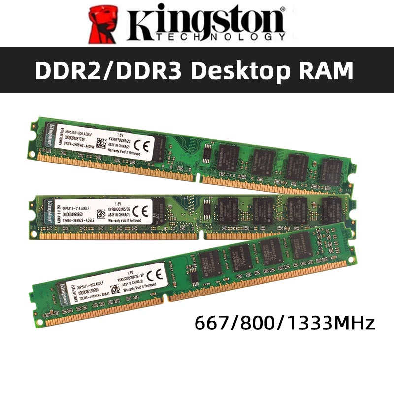 Kingston Memoria RAM DDR2 2GB  - Ddr2 Ram บทวิจารณ์และราคา