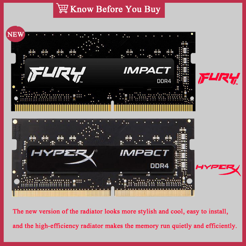 DDR4 FURY Impact RAM 16GB 8GB  - Ddr4 2400Mhz บทวิจารณ์และราคา